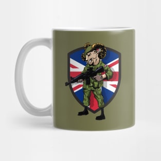 Merican British Army Ram Mascot Mug